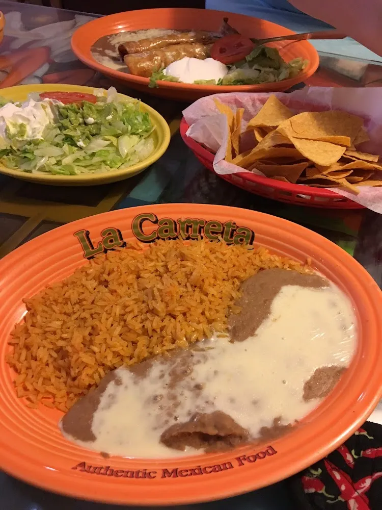 One Enchilada Rice and Beans